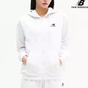 뉴발란스 NBMDE21013-LG 에센셜 싱글메쉬 후드집업 세미오버핏 남녀공용 후