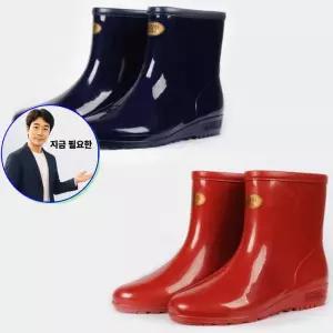 쌍문상회 지금 필요한 2색 1개 여성 반장화 논슬립
