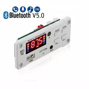 12V MP3 WMA 디코더 보드 50W 2*25W 무선 블루투스 5.0 자동차 오디오 USB TF FM 라디오 모듈 플레이어