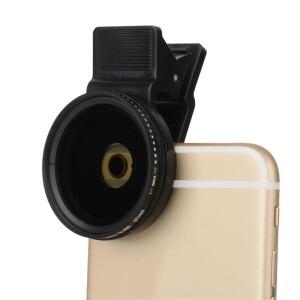 휴대폰 렌즈 ND2400 클립  스마트폰 카메라 클로즈업 필터 CPL 편광 37mm
