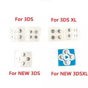 3DS XL LL용 새로운 뉴 금속 전도 필름 D패드 크로스 키 ABXY 버튼 PCB 보드 스티커 120세트