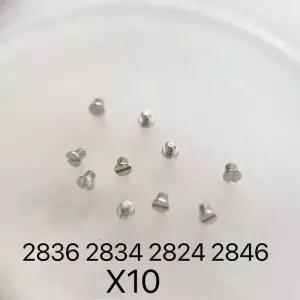 10 Pcs 시계 운동 나사 교체 수리 2836 2824 2834 2846 액세서리 예비 부품
