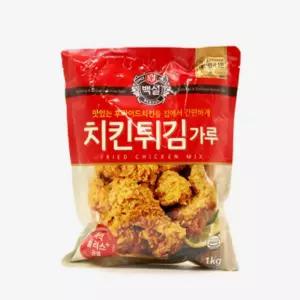 후라이드 치킨용 백설 튀김가루 1kg식자재 식료품 가공식품 냉동 가라아케 오뚜기
