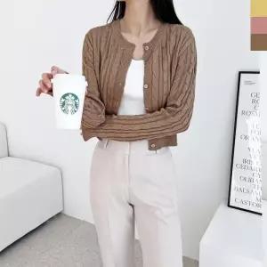 [라일리여성의류] Rly 여자 오버핏 여성 기본 자켓 니트롱 데일리 롱