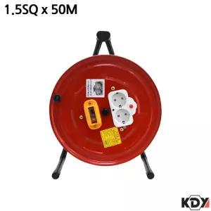 차단형 전선릴 전기연장 1.5SQ x 50M 전기 작업 자재 캠핑용품 코드 산업