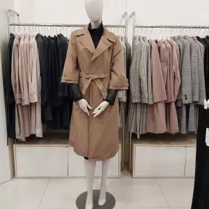 빅카라 오버핏 7부소매 트렌치 코트 P243N015 1291876