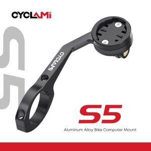 CYCLAMI 자전거 컴퓨터 카메라 마운트 거치대 아웃 프론트 자전거 마운트, iGPSPORT Garmin GoPro용 액세서