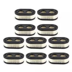잔디 예초기 에어 필터 Briggs Stratton 798452/593260 교체 가정용 청소 도구 고유량 트랙터용 10 PCs