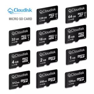 클라우 메모리 카드 8GB SD SDXC U3 V30 C10 휴대폰 태블릿 모니터 카메라용