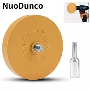 NuoDunco 90mm 데칼 리무버 지우개 휠 자동차 비닐 테이프 드릴 고무 청소 도구