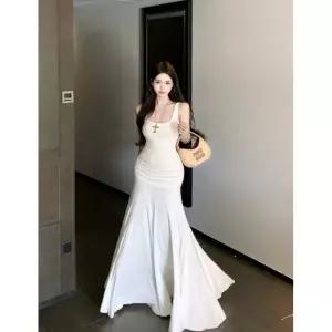 EAMT 니트 원피스 치마 여친 여름 쉬폰 스판 슬림핏 EUNG2