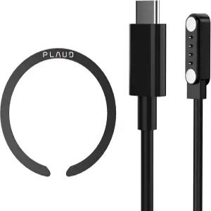 Plaud Note Pro AI 음성 녹음기 교체 세트 - USB-C 마그네틱 충전 케이블 및 0.2인치 초박형 링 2피트 고속