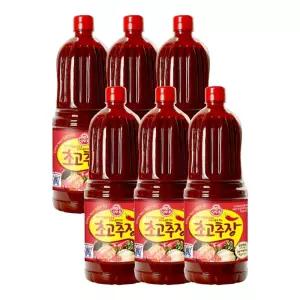초고추장 2.25KG 6개소스 초장 매콤한 매콤한양념 회초 가정용