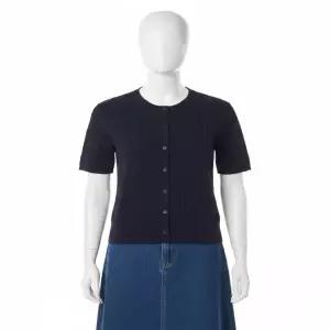 SPAO 스파오 [COOL] 라운드넥 미니 케이블 반팔 카디건_SPCKG25G01 628664
