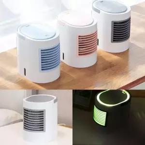 LED 휴대용 미니냉풍기 탁상용써큘레이터