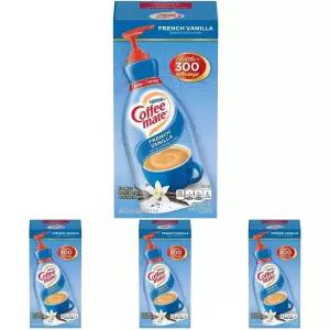 Nestle 네슬 커피 메이트 커피 크리머 프렌치 바닐라 콘센트레이트 리퀴드 1.5L 4개