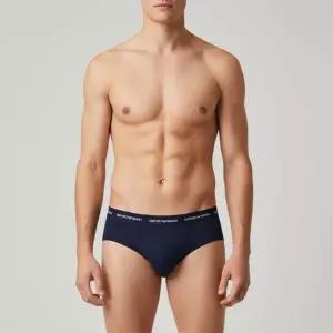 매장정품 EMPORIO ARMANI UNDERWEAR 엠포리오 아르마니 언더웨어 남성 레이온 스트레치 솔리드 브리프 삼각