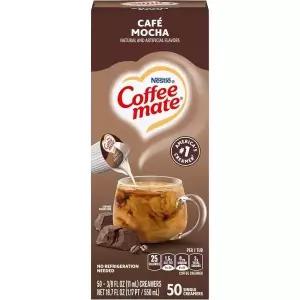 Nestle Coffee mate 액체 커피 크리머 싱글 카페 모카 50개입 박스
