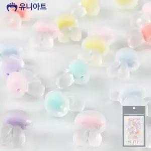 공예 비즈 파스텔 공작 만들기 무광 2300 유니아트 19번 토끼 티니비즈