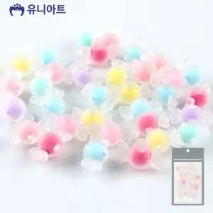 티니비즈 2300 공예 7번 파스텔 공작 유니아트 캔디 만들기 무광 비즈 중