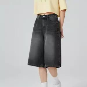 오너클랜 버뮤다 데님 듀사크 5부 카펜더 7부 와이드 오버핏 5부 7부 데님 카펜더