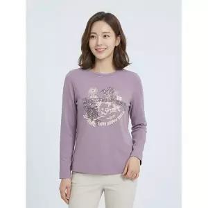 조이너스 스판 무늬티셔츠-JS23KL3102307A 412440