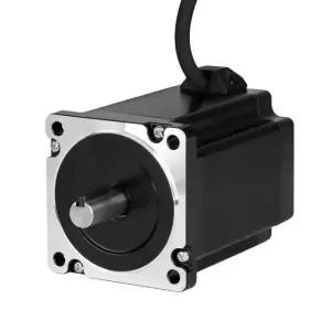 YEJMKJ 네마 34 스테퍼 모터 2상 1.8 9.6Nm(1359.47온스 인치) 고토크 바이폴라 117mm 6.4A 0.6 4와이어 샤프트 32mm 14mm 86 케이블 2M