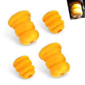 QODOLSI 4 PCS 자동차 제어 암 범퍼 충격 패드 교체 OEM 15153958 1503939397, 프론트 로어 서스펜션 + 리어 유연 고무 프로텍터, 캐딜락 쉐보레 GMC
