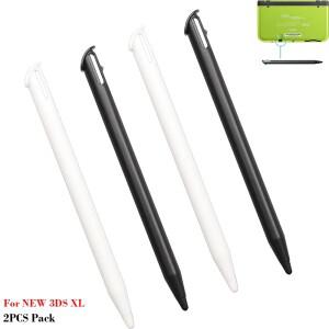 3DS XL 게임 콘솔 교체 펜에 대 한 2pcs 스타일러스 플라스틱 터치 스크린 블랙 화이트