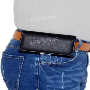 벨트 휴대폰 파우치 가죽 허리케이스 남성 스마트폰 안경  벨트가방