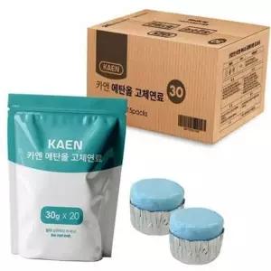 휴대용 에탄올 고체 연료 30g 300개입 조리용 캠핑 고체연료