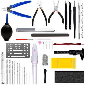 OL 40PCS 건물 모델러 위한 취미 수리를 모델 기본 건담 조립 공예 도구 수리 키트