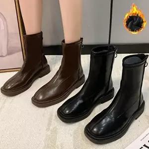 가을 워커부츠 로우힐워커 봄구두 여성부츠 여성구두-WFO9R8M