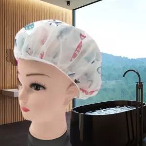 목욕 헤어캡 샤워캡 방수 PEVA 헤어비닐 (WDA5056)