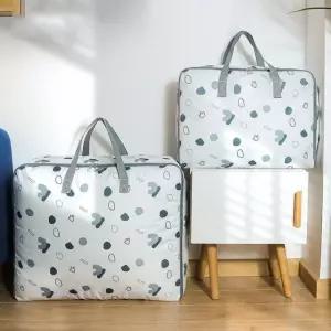 키밍 북유럽 이불 수납가방 보관함 옷수납 수납파우치 이불파우치 대형 (W7D0F24)