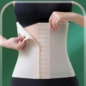 여름 코르셋 앞지퍼 뱃살커버 얇은 보정속옷 복대 얇은코르셋 여름보정속옷 (WC6D325)