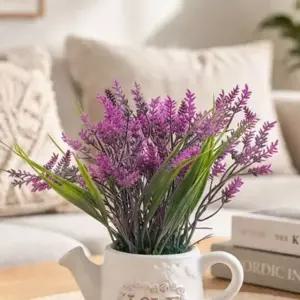 (화분 디자인 변경) 도자기 뉴 라벤더 화분 2컬러 조화장식 장식조화화분 (W2D76BD)
