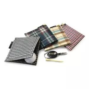 고품질 체크 골프볼타월 스트링후크 포함 골프공수건 골프공체크수건 (WD729F7)
