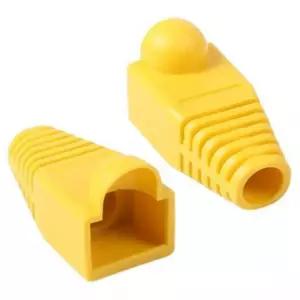 RJ 45 통부트 6파이 옐로우 낱개 보호캡