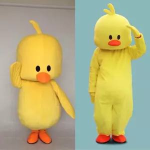 귀여운 병아리 캐릭터 의상 할로윈 코스프레 핼러윈 인형탈 홍보 파티 동물