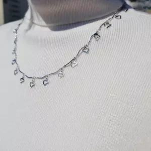 [블로썸스틸][블로썸스틸] 써지컬스틸 엠티 하트 여자 체인 목걸이 (8271470A)