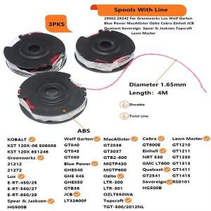 오지토 LTR-301 OZLT550WA 코브라 GT600E 에인헬 GMC JCB NRT 530 퀄캐스트 GT2541 소버린 HG500B용 스풀