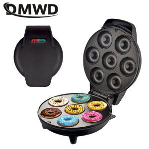 110V 미니 전기 도넛 메이커 빠른 가열 스틱 케이크 베이킹 스토브 가정용 아침 식사 기계 안전 DIY 스낵