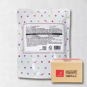 미쓰리 떡볶이 대용량 분말 소스 짜장맛 780g 10개 업소용 식자재 국물 떡볶이 양념 가루