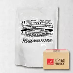 미쓰리 떡볶이 대용량 분말 소스 카레맛 780g 10개 업소용 식자재 국물 떡볶이 양념 가루
