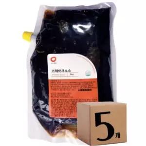푸드공방 소스공방 스테이크 소스 2Kg 5개