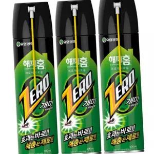 실내 개미 살충제 500mlx3개 스프레이 해충 퇴치제 바퀴벌레 살충약 박멸