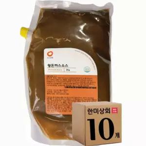 푸드공방 소스공방 왕돈까스 소스 2Kg 10개
