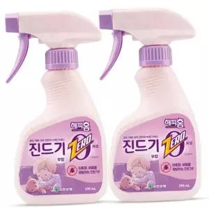 살균제 진드기 퇴치제 290mlx2개 침구 진드기 스프레이 매트리스 없애는