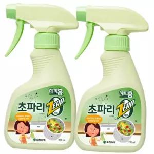 주방 초파리 살충제 290mlx2개 날벌레 초파리 퇴치제 스프레이 여름